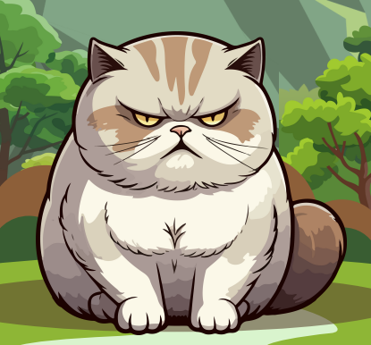 chat en colère
